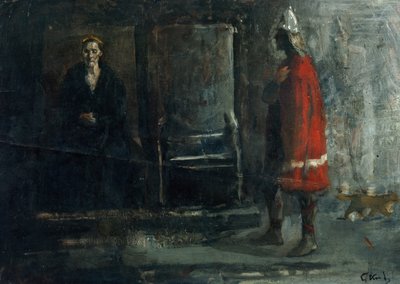 La reine Gunnhild reçoit le message de la mort d