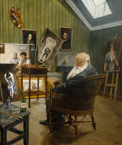 Autoportrait - Christian Krohg
