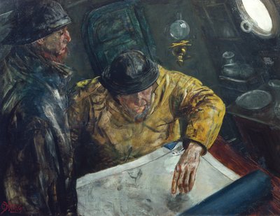 Le cap est fixé, c.1888 - Christian Krohg
