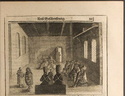 Ambassadorial Prikaz Posolsky Prikaz en Moscovie Illustration de Voyages au Grand-Duc de M - Christian Lorenzen Rothgiesser