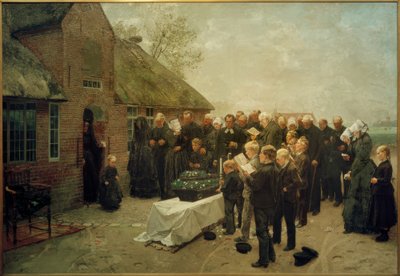 Ch. L. Brokelmann, Enterrement frison du nord - Christian Ludwig Bokelmann