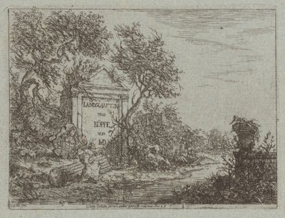 Paysages et têtes - Christian Ludwig von Hagedorn