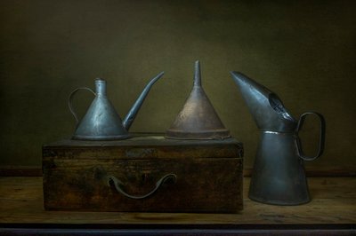 Outils de coulée en métal vieilli - Christian MARCEL