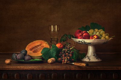 Nature morte classique aux fruits - Christian MARCEL