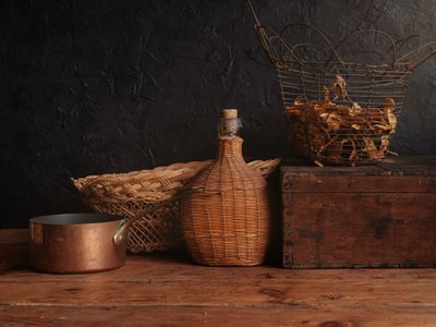 Nature morte dans une cuisine rustique - Christian MARCEL