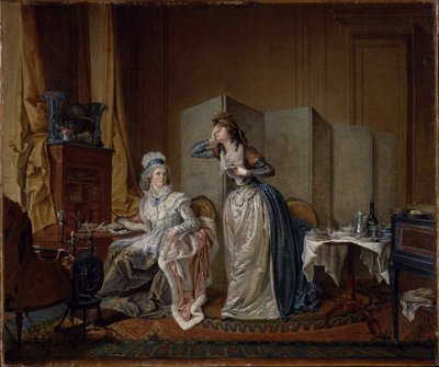 La mauvaise nouvelle, 1794 - Christian Marie Colin De La Biochaye