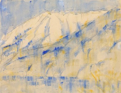 Montagne enneigée près de Lugano. 1934 - Christian Rohlfs