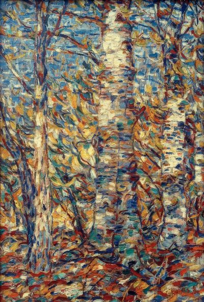 Forêt de bouleaux - Christian Rohlfs