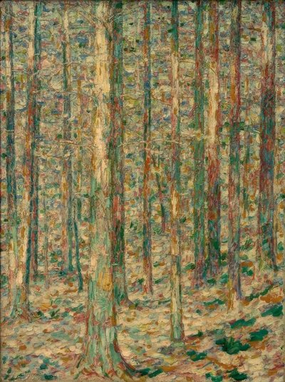 Troncs de pins au soleil - Christian Rohlfs