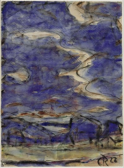 Paysage avec des nuages - Christian Rohlfs