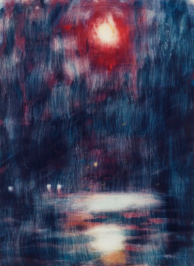 Clair de Lune sur le Lac Majeur - Christian Rohlfs