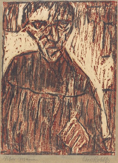 Vieil homme - Christian Rohlfs