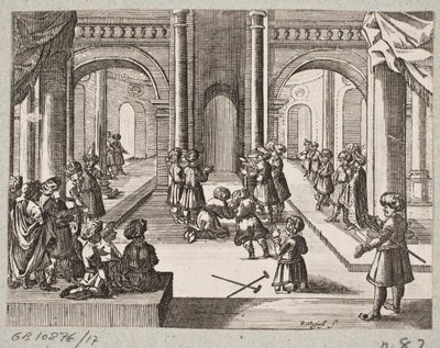 Illustration pour Adam Olearius, "Persianischer Rosenthal von einem Sinnreichen Poeten Schich Saadi [...]", Schleswig 1660 - Christian Rothgiesser