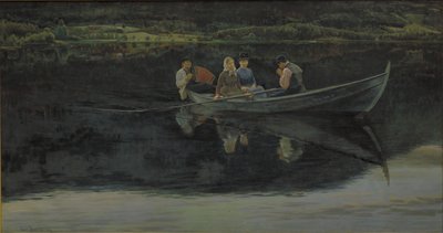 Veille de la Saint-Jean en Norvège - Christian Skredsvig