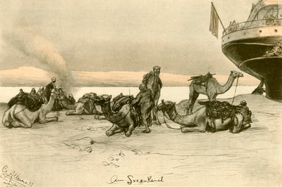 Au canal de Suez, 1898 - Christian Wilhelm Allers