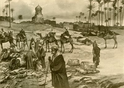 Caravane à Mît-Rahîne, 1898 - Christian Wilhelm Allers