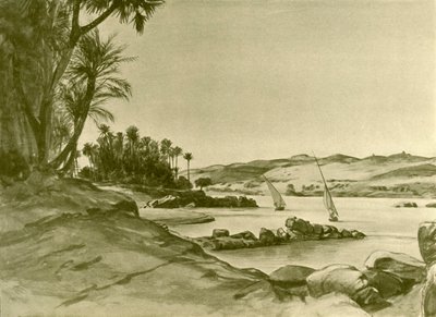 Felouques sur le Nil, Égypte, 1898 - Christian Wilhelm Allers