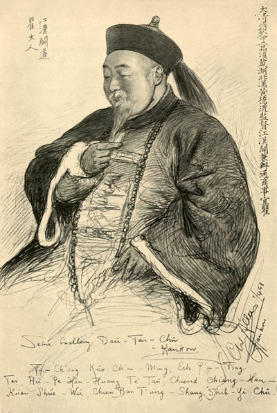 Son Excellence Dau-Tai-Chu, Hankow, Chine, 1898 - Christian Wilhelm Allers