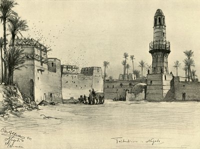 Maisons à Nagada, Égypte, 1898 - Christian Wilhelm Allers