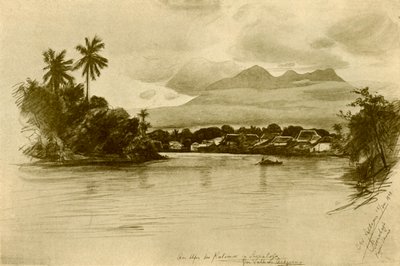 Rivière Kali Mas, Surabaya, Java - Christian Wilhelm Allers