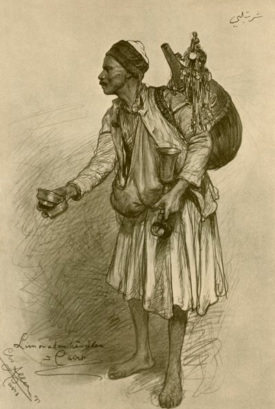 Vendeur de limonade, Le Caire, Égypte - Christian Wilhelm Allers