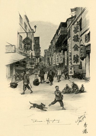 Rue à Hong Kong - Christian Wilhelm Allers