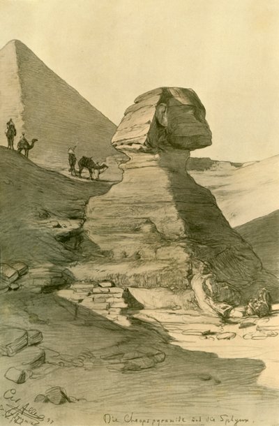 La Pyramide de Khéops et le Sphinx, 1898 - Christian Wilhelm Allers