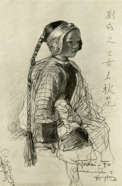 Tschan-Fa - Fille chinoise, Hong Kong - Christian Wilhelm Allers