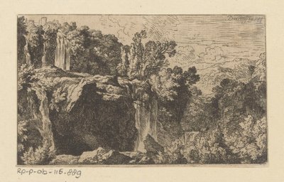 Paysage arcadien avec cascade - Christian Wilhelm Ernst Dietrich