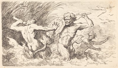 Les Tritons combattants - Christian Wilhelm Ernst Dietrich