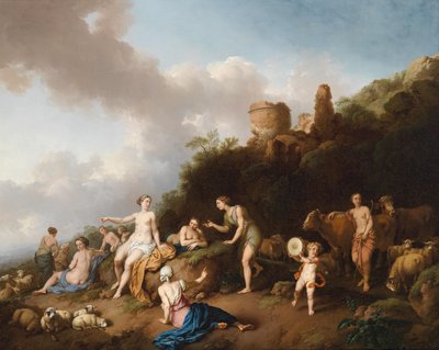 Diana et ses nimfs - Christian Wilhelm Ernst Dietrich