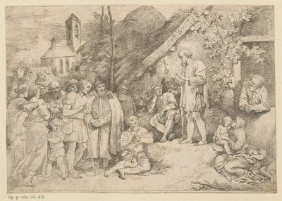 Saint Jacques prêchant - Christian Wilhelm Ernst Dietrich