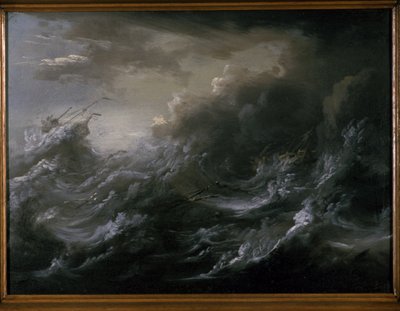 Tempête en mer et naufrage - Christian Wilhelm Ernst Dietrich