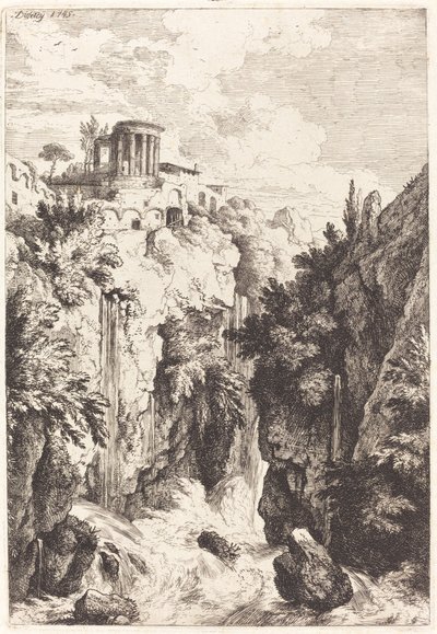 Temple de la Sibylle, Tivoli - Christian Wilhelm Ernst Dietrich