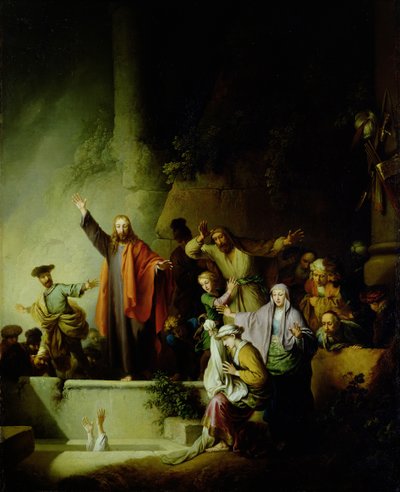 La Résurrection de Lazare - Christian Wilhelm Ernst Dietrich