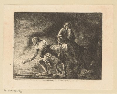 Fuite en Égypte - Christian Wilhelm Ernst Dietrich