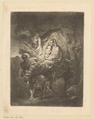Fuite en Égypte - Christian Wilhelm Ernst Dietrich