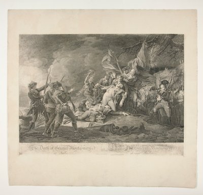 La mort du général Montgomery devant Québec - Christian Wilhelm Ketterlinus