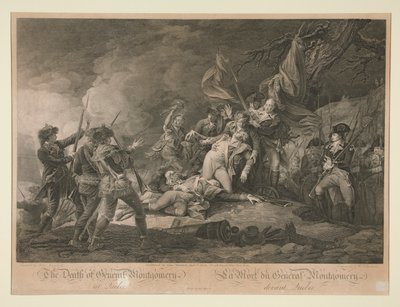 La Mort du général Montgomery de Québec - Christian Wilhelm Ketterlinus