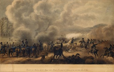 La bataille de Krasnoi le 14 août 1812, années 1820 - Christian Wilhelm von Faber du Faur
