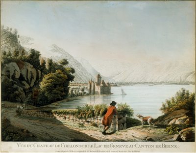 Vue du château de Chillon - Christian von Mechel