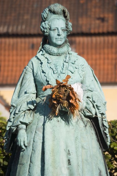 Statue de la reine Caroline Amalie (1796-1881) du Danemark - Christien Gottlieb Vilhelm Bissen