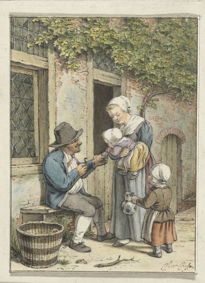 Conversation de paysans - Christina Chalon