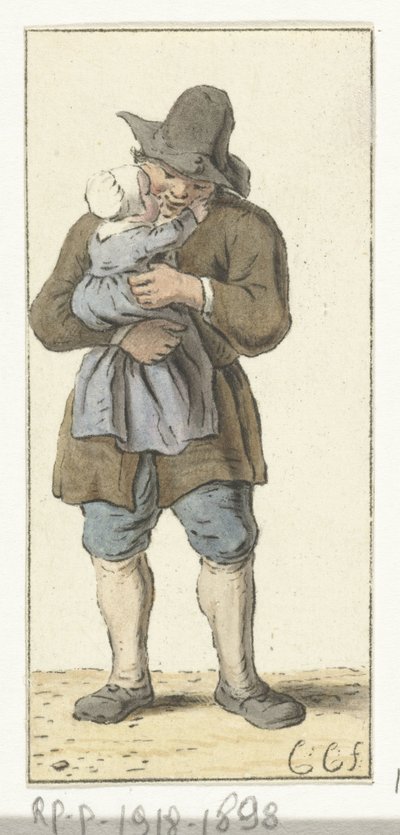 Père avec enfant - Christina Chalon