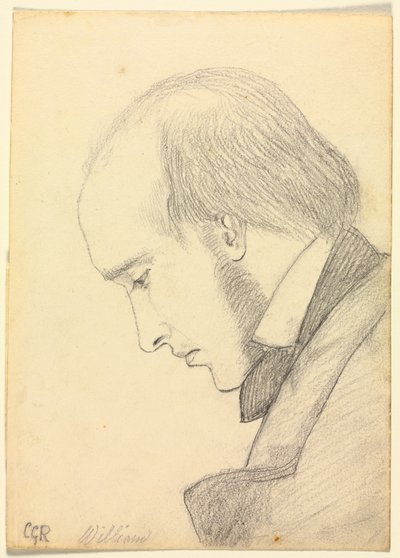 Portrait de William Michael Rossetti, vers 1853 - Christina Georgina Rossetti