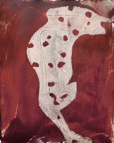 Animal abstrait tacheté - Christina Misuro