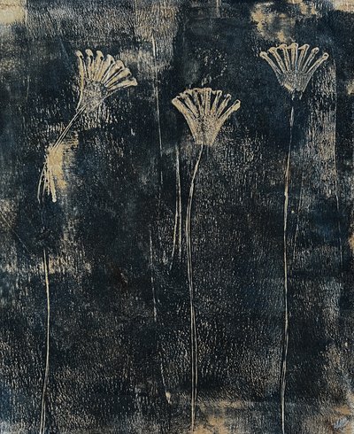 Fleurs bleu sarcelle - Christina Misuro