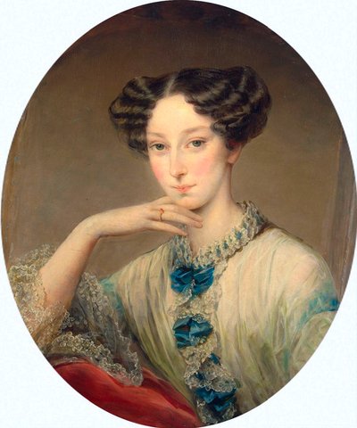 Portrait de la Grande-Duchesse Maria Alexandrovna 1824-1880, c. 1850 - Christina Robertson