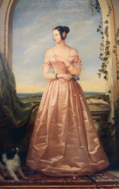 Portrait de la Grande Duchesse Alexandra Nikolaïevna, 1840 - Christina Robertson