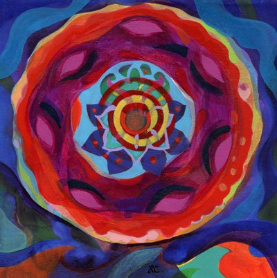 Méditation 4 Mandala de Radiance, c. 2017 - Christina Saj